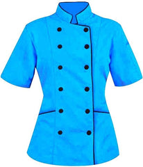 H H C Women's Short Sleeve Chef Coat - Jacket