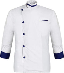 Men's Chef Coat Full Sleeve Jacket Multicolored Strip Exclusive Chef Jacket Size (XS-6XL)