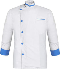 Men's Chef Coat Full Sleeve Jacket Multicolored Strip Exclusive Chef Jacket Size (XS-6XL)