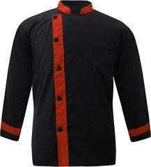 Men's Chef Coat Full Sleeve Jacket Multicolored Strip Exclusive Chef Jacket Size (XS-6XL)