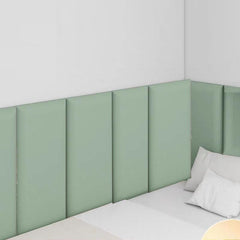 Headboard Panels for Wall, Peel and Stick Twin, Full,Queen Headboard Sized, 3D Anti-Collision Soundproof Self-Adhesive Wall Panel Easy to Install,F,60x30cm/5 Pcs