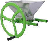 LuckyNote 7L Manual Juicer Grinder,Portable Fruit crusher with wheel Stainless Steel fruit Scratter Pulper for Wine and Cider Pressing