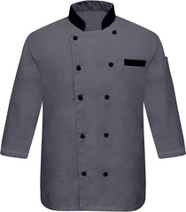 Men's Chef Coat Full Sleeve Jacket Multicolored Exclusive Chef Jacket Size (XS-6XL)