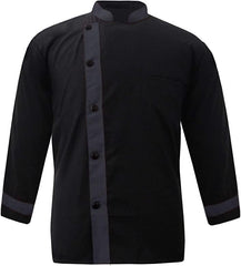 Men's Chef Coat Full Sleeve Jacket Multicolored Strip Exclusive Chef Jacket Size (XS-6XL)