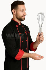 Professional Chef Coat – Double-Breasted Culinary Jacket with Long Sleeves