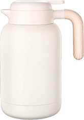 Electric Kettle Thermal Carstainless Steel Insulation Pot Household Warm Kettle Warm Water for Tea, Water, Coffee, Iced Drinks Tea Kettle/White