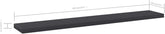 REWIS Bookshelf Boards 4 pcs Gray 23.6"x3.9"x0.6" Engineered Wood Book Shelf Bookshelves Replacement Shelves for Bookcase