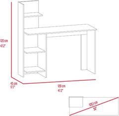 Writing Desk, Four Shelves