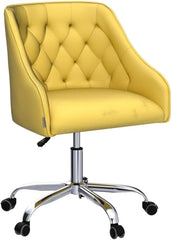 Velvet Swivel Shell Chair with Adjustable Height,Accent Swivel Desk Chair,Modern Leisure Office Chair for Living Room (Pink)