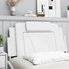 Headboard Cushion White 39.4" Faux Leather,Premium Headboard Cushion Enhanced Comfort and Style for Any Bed Frame Bed Headboards, Bed Footboards