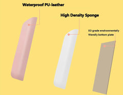 Peel and Stick Headboard for Twin and King, 3D Anti-Collision Headboard Panels for Wall, Bedroom/Living Room Upholstered Wall Panel,Light Blue,100x40cm