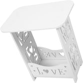 MERRYHAPY Wooden Bedside Table Stylish Design Multi-Functional Nightstand for Bedroom Living Elegant Small End Table for Organizing Essentials Modern