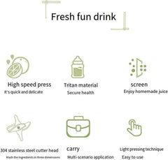 SHJ Juicer Cup Automatic Stirring Mini Portable Household Multi-Function Small Juicer Cup 12V