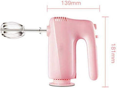 Hand Mixer Electric 5 Speed Mode, Hand Held Mixer with Turbo Button Steel Attachments fine