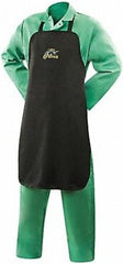 Flame Resistant Bib Apron, Black, Carbonized Fiber