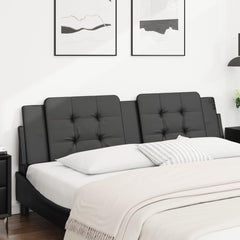 Headboard Cushion Black Bed Footboards Upholstered Headboards Bed Headboards for Bedroom 72" Faux Leather