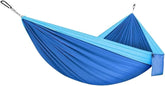Camping Hammock Bed Double & Single Hammock Portable Nylon Parachute Hammocks Swing for Indoor Outdoor Garden Hiking Travel Backpacking Hammock Swing (Color : G)