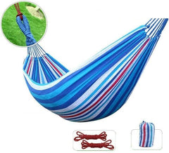 Hammock Camping Hammock Cotton Canvas Garden Hammock Outdoor Hammock Portable Travel Swing Hang Bed Hamacks for Outdoor Garden Yard Hiking Hammocks for Outside (Color : B, Size : 200 * 150cm)