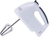 Electric Egg Beater 7 Speed Cream Hand Mixer with Turbo Beater Home Kitchen Use for Making Cake & Baking White 15.5 * 17.5 * 13cm fine
