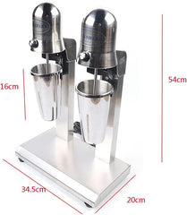 Electric Milkshake Maker 110V Single Head Milkshake Maker Machine 18000RMP Commercial Stainless Steel Milk Shake Machine Speed Adjustable Drink Mixer Used To Make Smoothies Milk Foam 180W