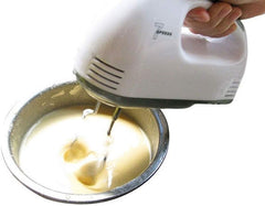 Compact Hand Mixer Electric for for Whipping + Mixing Cookies, Cakes, Dough, Batters, Meringues & More fine