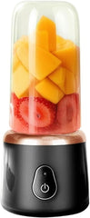 Portable Fruit Juicer Blender - 1 Cup Multifunctional USB Rechargeable Fit For Ice Mixer with 6 Blades(H)