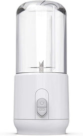 HHWKSJ Electric Safety Juicer Cup, Fruit Juice mixer, Mini Portable Rechargeable/Juicing Mixing Crush Ice and Blender Mixer,300ml Water Bottle