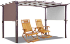 Canopy Replacement Cover All Purpose Outdoor Canopy Cover with Paracords and Pockets,Tent Awning Top Waterproof Cover for Patio Lawn Garden Backyard