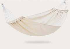 Outdoor Hammock Anti-Rollover Travel Camping Portable Hammock Hanging Chair Outdoor Portable Camping Travel Equipment(White)