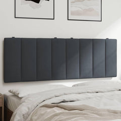 Stylish Dark Gray Headboard Cushion for Ultimate Comfort, Soft Velvet with Foam Filling, 53.9" for Elegant Bedroom Decor