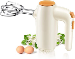 Egg Beater-Hand Mixer Electric Kitchen Mixer Stainless Steel Attachments with Function Included and Storage Base fine