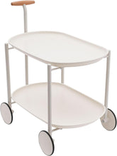 CNCEST Home Bar, Serving Cart with 2 Mirrored Shelves, Furniture Rolling Bar Cart for Kitchen, Dining Room (63x42x64.5cm-Green)