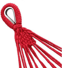 Outdoor Hammock Anti-Rollover Travel Camping Portable Hammock Hanging Chair Outdoor Portable Camping Travel Equipment, 200*100cm, Red