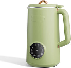 Mini Soybean Milk Maker, Portable Soy Milk Machine with 8 Functions, Juicer Maker Free Filtering Self Cleaning for Household, Green