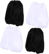 4 Pairs Reusable Arm Oversleeves for Cooking Cleaning Gardening Elastic Cuff for Easy Wear Practical for Home Kitchen Use