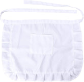 Kitchen Cooking Aprons,Aprons With Pockets Short Waist Kitchen Apron Lace Half Waist Bib Maid Costume With Pocket Half Apron Cover Kitchen Party Apron