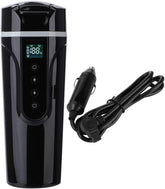 Electric Kettle Cup 12V Car Water Cup Stainless Steel 304 Black Cigarette Lighter Voltage for Heated Car Home Dual Use Electric Kettle Water Boiler Kettle Boil Electric Kettles