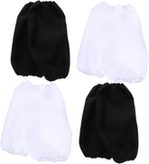 Cabilock Elastic Cuffs Kitchen Oversleeves 4 Pairs Baking Sleeve for Oven Cook Sleeve