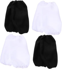 Cabilock Elastic Cuffs Kitchen Oversleeves 4 Pairs Baking Sleeve for Oven Cook Sleeve