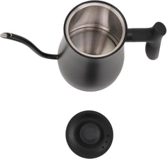 BAFOVY 1L Gooseneck Electric Kettle, Variable Temperature Control, 1200W Quick Heating, Stainless Steel Built, 60 min Keep Warm, Dry Boil Protection, High Definition Display, (US Plug 110V)