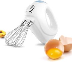 Hand Mixer with 5-Speed Electric Handheld Mixer with Turbo and Easy Eject Button White 190 * 170 * 82mm fine