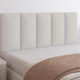 Peel and Stick Upholstered Headboard, 3D Anti-Collision Self-Adhesive Wall Panels, Wall Mounted Headboard for Wall Decor,Light Green,80x50cm