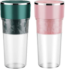 Portable Juicer Blender Squeezer Appliance Fruit Orange Juicer Chargable Mixer Machine Squeezer Citrus Multi-Functional Processor Extractor Pc Edible Grade Plastic Blender (Pink)