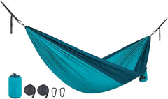 Outdoor Hammock Anti-Rollover Travel Camping Portable Hammock Hanging Chair Outdoor Portable Camping Travel Equipment(Green,290 * 180cm)