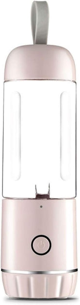 HHWKSJ Electric USB Juicer Blender Portable Juicer Cup 450ml Water Bottle Juicer Machine with 6 Blades, 2000mAh Rechargable Battery (Color : B)