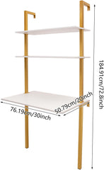 Wall Mounted Table, 30 * 20 * 72.8in Wall Mounted Desk Multi-Function Computer for Homes Offices Student Dormitories