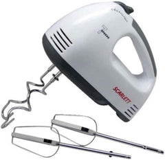 Compact Hand Mixer Electric for for Whipping + Mixing Cookies, Cakes, Dough, Batters, Meringues & More fine