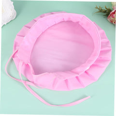Homoyoyo 1Pc Adjustable Food Baking Chef Hat Smoke and Oil Working Cap for Men Women Lightweight Pink Catering Cap for Professional Kitchen Use