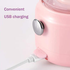 KOHARA USB Charging Multifunctio Slow Juicer, Juicer Machine for Vegetables & Fruits, Portable Vertical Cold Press Juicer, Masticating Juicer with Juice