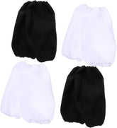 KICHOUSE 4 Pairs of Cooking Arm Sleeves Waterproof Oversleeves for Kitchen Laundry Cleaning Gardening Oil Proof Reusable for Men Women